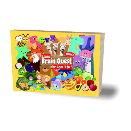 Llama Brain Quest For Kids: Ages 3 To 5 - En Vol.3